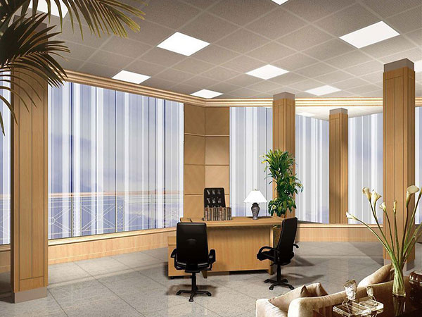 Applications of LED flat panel lights in office lighting!